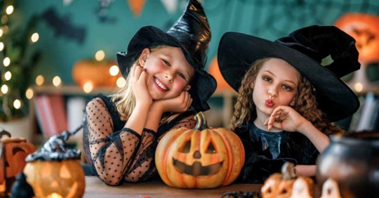 Kids on Halloween